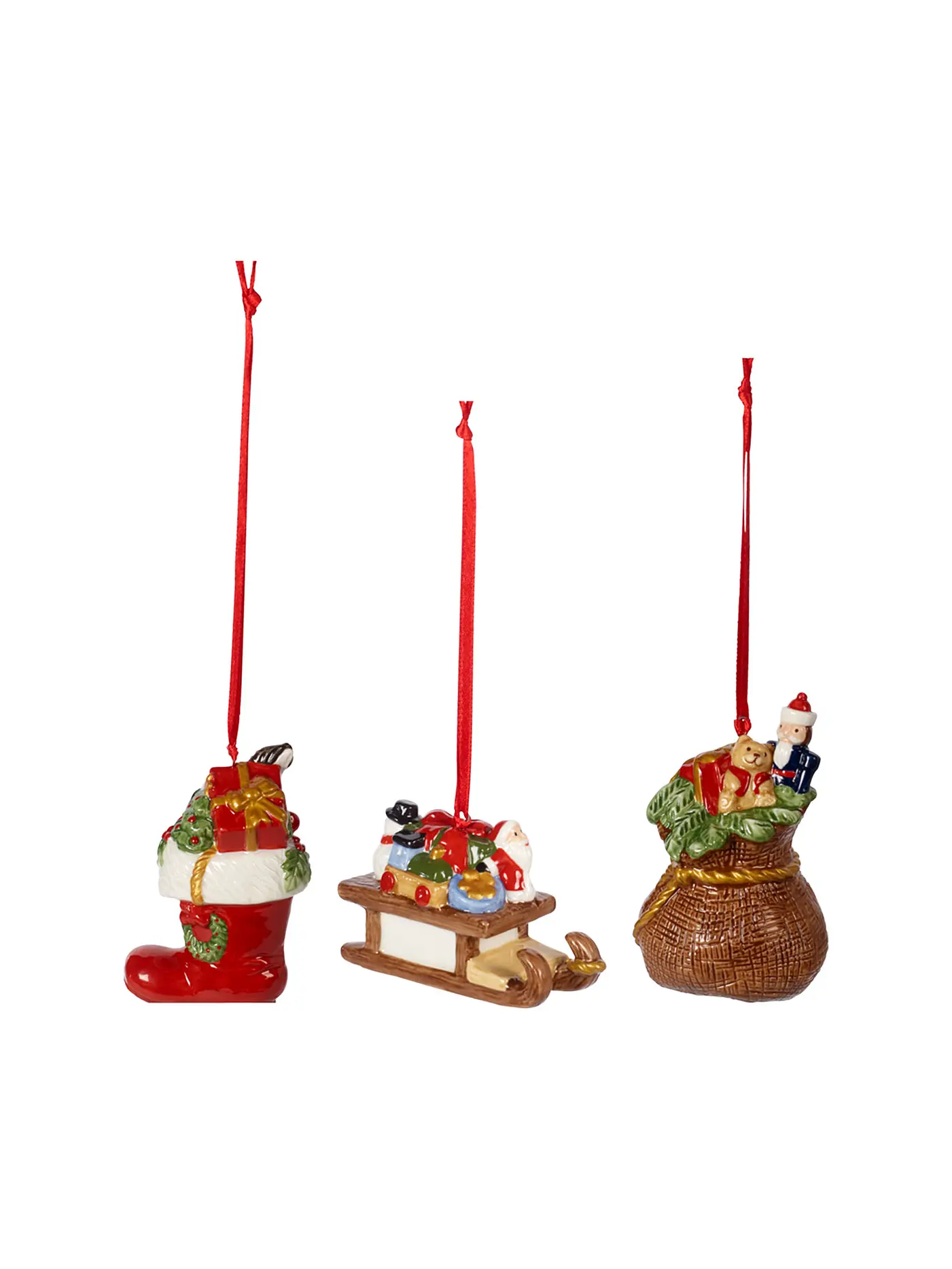 VILLEROY & BOCH | Weihnachtsschmuck Nostalgic Ornaments - Ornament Geschenke 6,3cm | 